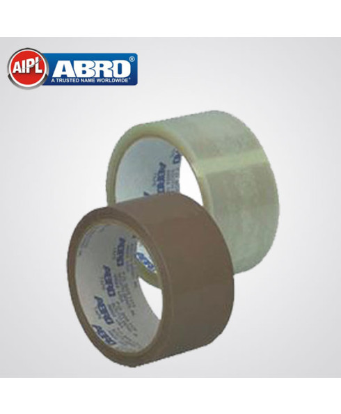 Abro 24mm x 40 mtr  Clear BOPP Adhesive Tape-Pack Of 12