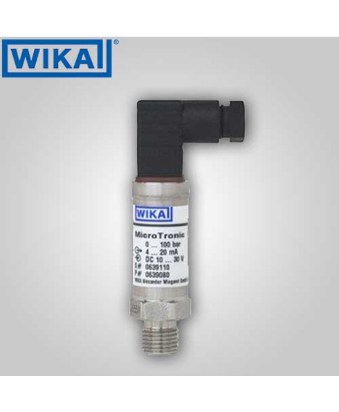 Buy-Wika Pressure Transmitter 0-60 Bar 4-20 mA-2 Wire-SL-1