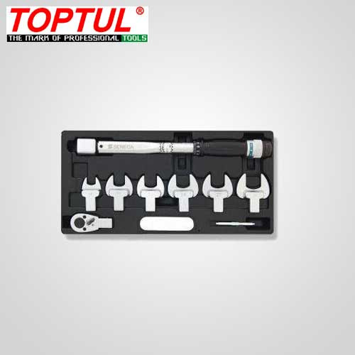 Buy-Toptul 8 Pcs. 1/2 Dr. Open Jaw Torque Wrench Set -GAAI0801
